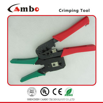 China Fabricación de cable de cable mecánico herramientas de crimpado Cable Ethernet LAN 4P4C 6P6C 8P8C